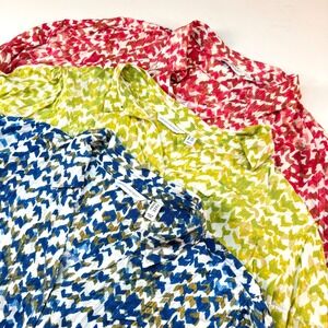 Canyon Retreat Women's Plus 2X Tunic‎ Top Blouse Crochet Sleeve Bundle Lot of 3